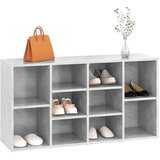 vidaXL Klop za shranjevanje čevljev siva 103x30x54,5 cm iverna plošča, (20619636) | Shoptok.si