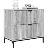  Noćni ormarić s ladicama Sivi hrast sonoma 63.5 x 36 x 61 cm | Eponuda.com