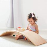 Ginger Home Drvena Daska za Balans – Sigurna Igračka za Djecu, 82x30x15 cm | shoptok.hr
