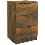 Maison Chic Nočna omarica - Nočna miza dimljeni hrast 40x36x65 cm, (21689780) | Shoptok.si