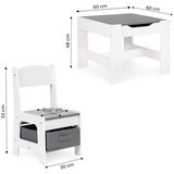 Eco_Toys Ecotoys Dečiji set sto i 2 stolice sa tablom za pisanje ZKC-1A | ePonuda.com