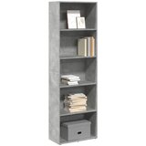  Regal za knjige boja betona 60x30x189 cm konstruirano drvo | Eponuda.ba