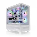Thermaltake view 270 tg argb snow mid-atx okno belo ohišje u
