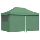 Šator za svadbe - šator za zabave Zelena 292 x 440 x 315 cm Oxford tkanina - Zelena s 4 bočna zida Da | shoptok.hr