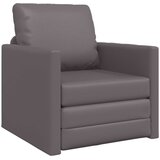 vidaXL Sofa Krevet 2-u-1 Siva 74x77x81 cm Umjetna Koža | shoptok.hr