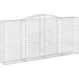  Lučne gabionske košare 10kom 400x50x180/200cm pocinčano željezo | shoptok.hr