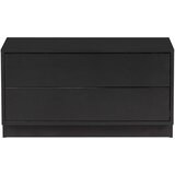 WOOOD Crna TV komoda od masivnog bora 75x40 cm Finca – Cijene