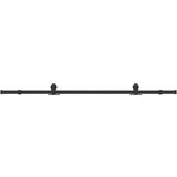 vidaXL Komplet opreme za drsna vrata 200 cm jeklo črne barve | Shoptok.si