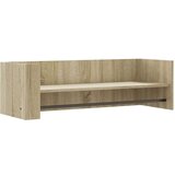 vidaXL Stenska polica sonoma hrast 100x35x30,5 cm inženirski les | Shoptok.si