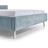 Meise Möbel Svijetlo plavi tapecirani bračni krevet bez podnice 160x200 cm Mattis – | shoptok.hr