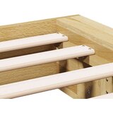  Okvir kreveta bez madraca 140x190 cm puno drvo hrast | shoptok.hr