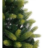 vidaXL Umjetna zložljiva božićna jelka 150 LED Zelena 120 cm PVC in PE | Shoptok.si