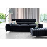 ELTAP Antracitno siva baršunasti sklopiva sofa 261 cm Laurence – | shoptok.hr