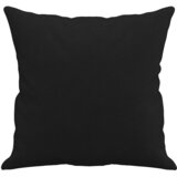 Trosjed s jastucima crni 180 cm od mikrovlakana | shoptok.hr