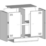  Komoda boja senfa 67 x 39 x 73 cm čelični | shoptok.hr