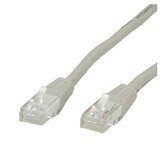 Secomp 21.99.0900 RJ45 omrežni kabel\, Patch kabel CAT 6 U/UTP 0.50 m siva 1 kos, (20420327) Cene