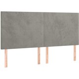  Krevet s oprugama i madracem svjetlosivi 160x200 cm baršunasti | shoptok.hr