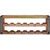  Stalak za vino Smeđa 120 x 45 x 33 cm Čvrsto reciklirano drvo | shoptok.hr