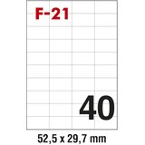  ETIKETE ILK 52,5X29,7MM PK100L FORNAX F-21 Cene