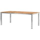 Venture Home Zenia pravokutni vrtni blagovaonski stol 200 × 100 cm, prirodna boja drva | shoptok.hr