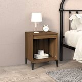  Noćni ormarići 2 kom boja dimljenog smeđi 40x35x50 cm | shoptok.hr