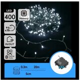Aigostar led spoljašnje božićne lampice 400xLED/8 funkcija 4xAA 20,3 m hladno-bele | Eponuda.com