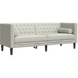  Chesterfield garnitura od 3 dijela s jastucima, krem baršunasta | shoptok.hr