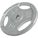 Gorilla Sports liveni teg sa rukohvatima 10 kg, 30/31 mm, sivi Cene