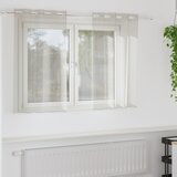 vidaXL Zavjese sa zavjesama 2 pcs Krem 140 x 140 cm Poliester Cijene