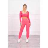 Kesi Complete with pink neon blouse top | Shoptok.si