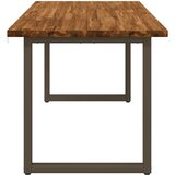  Kvadratni blagovaonski stol 160 x 70 x 75 cm Prirodna | shoptok.hr