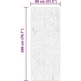 vidaXL Preproga s kratkimi vlakni mehka pralna črna 80x200 cm | Shoptok.si