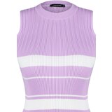Trendyol Lilac Striped Knitwear Blouse | ePonuda.com