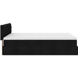  Otomanski krevet s madracem crni 140x200 cm tkanine | shoptok.hr