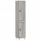 Maison Chic Visoka omara - Komoda - Predalnik siva sonoma 34,5x34x180 cm inženirski les, (21720515) Cene