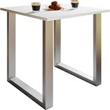MID.YOU jedilna miza xona, bela, srebrna | Shoptok.si