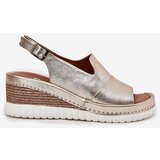 ARTIKER Ladies Leather Wedge Sandals | Shoptok.si