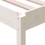  Složivi krevet bijeli 90x200 cm od masivne borovine | shoptok.hr