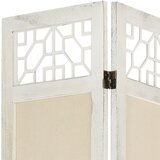 Sobna pregrada s 5 panela krem 175 x 165 cm od tkanine | shoptok.hr