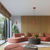  Stenska svetilka KARBON 30 rdeča okra, (21626773) | Shoptok.si