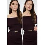 TRENDYOL ženski set pojas model Twoaw25Ke00009, višebojna-crna-bordo