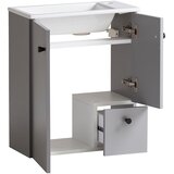 MID.YOU Umivalniška Enota Z Umivalnikom Balto, Siva | Shoptok.si