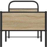 vidaXL Okvir kreveta bez madraca boja hrasta sonome 80 x 200 cm drveni | shoptok.hr
