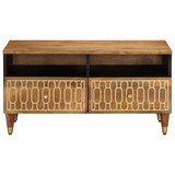  The Living Store Klubska mizica 80x54x40 cm trden mangov les - Klubska Mizica, (21495631) | Shoptok.si