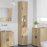 vidaXL Visoki ormarić za kupaonicu sonoma hrast 30 x 35 x 192 cm | shoptok.hr