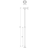  Luster na sajli YORU 1xG9/8W/230V 50 cm mesing | Eponuda.com