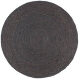  Ručno rađeni tepih od jute okrugli 240 cm tamnosivi | shoptok.hr