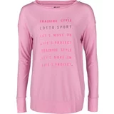 Lotto DINAMICO W III TEE LS PRT1 VI Ženska majica s dugačkim rukavima, ružičasta, veličina