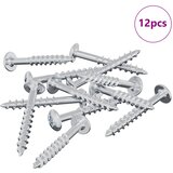 vidaXL Vijak 12 pcs srebrna 9,8 x 35 mm elezo, (5000163857) | Shoptok.si