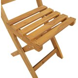  Vanjske bistro stolice 4 pcs Prirodna 40 x 42 x 85 cm | shoptok.hr